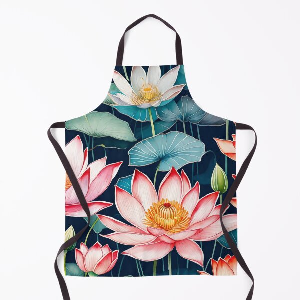 Item preview, Watercolor Lotus Pond designed and sold by ParadoxJane.
