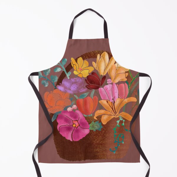 Item preview, A basket of spring flowers designed and sold by Artful Things.