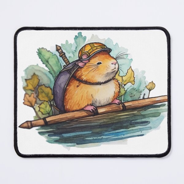 Item preview,  Cute Capybara on an adventure! designed and sold by Stickers4you92.