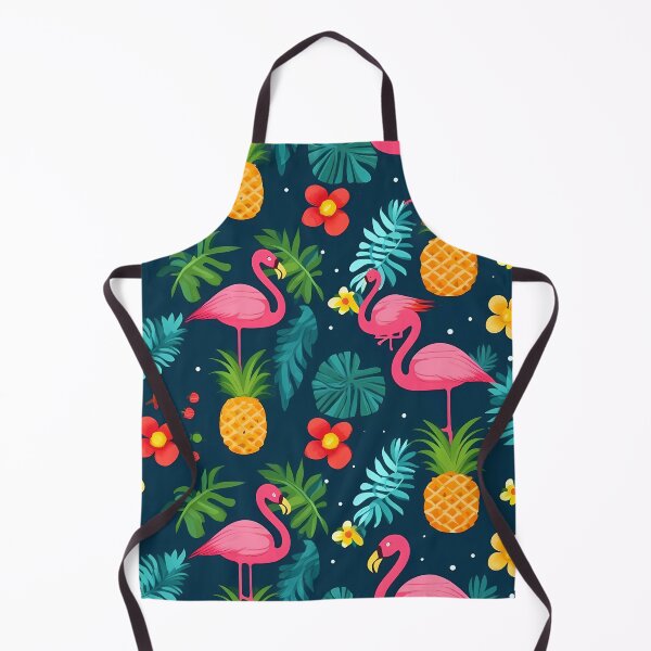 Artikelvorschau, Sommermuster mit Flamingos und Ananas entworfen und verkauft von SweetWhiskers.