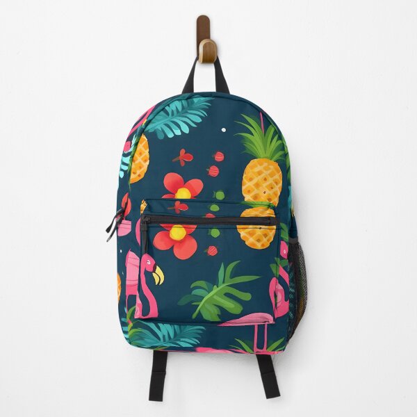 Artikelvorschau, Sommermuster mit Flamingos und Ananas entworfen und verkauft von SweetWhiskers.