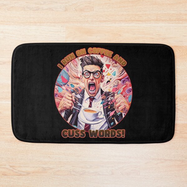 Item preview, I Run on Coffee and Cuss Words designed and sold by danielliamgill.