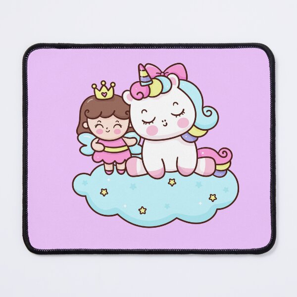 Item preview, Cute Unicorn Cartoon and The Beautiful Fairy Princess designed and sold by OFMdesigns.
