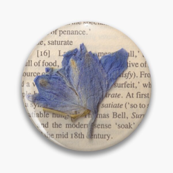 Item preview, Flower on vintage page C designed and sold by Julianum.