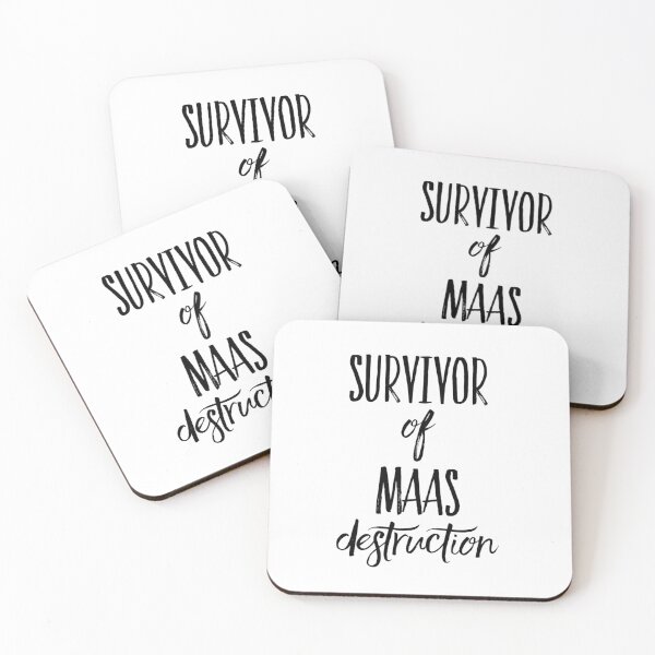 Item preview, Survivor of Maas Destruction Cursive designed and sold by FabledInk.