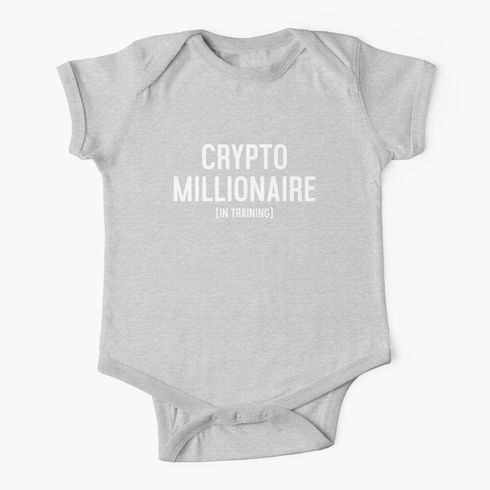 Crypto Millionaire In Training Baby One Piece By Destinysagent