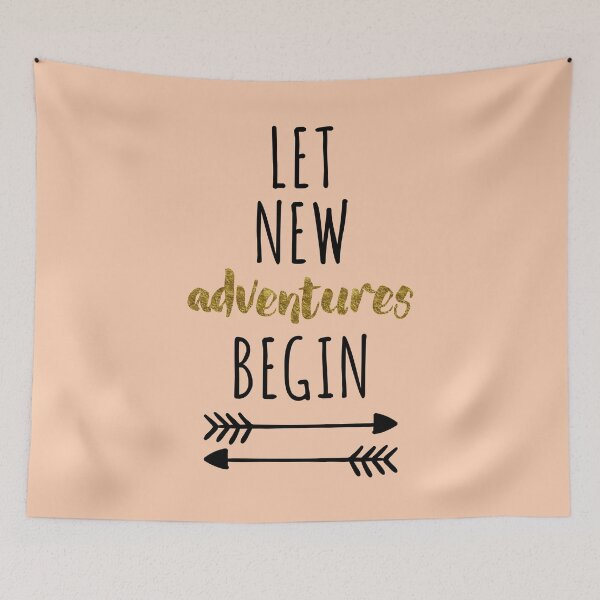 Item preview, New Adventures Quote designed and sold by quarantine81.