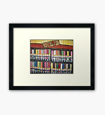 "Skewed Candy Store" Framed Print
