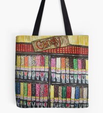 "Skewed Candy Store" Tote Bag