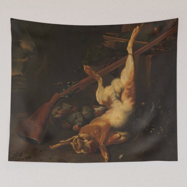 Item preview, A Hunter's Bag, with Dead Hare | Melchior d'Hondecoeter | 1695 designed and sold by CJET.