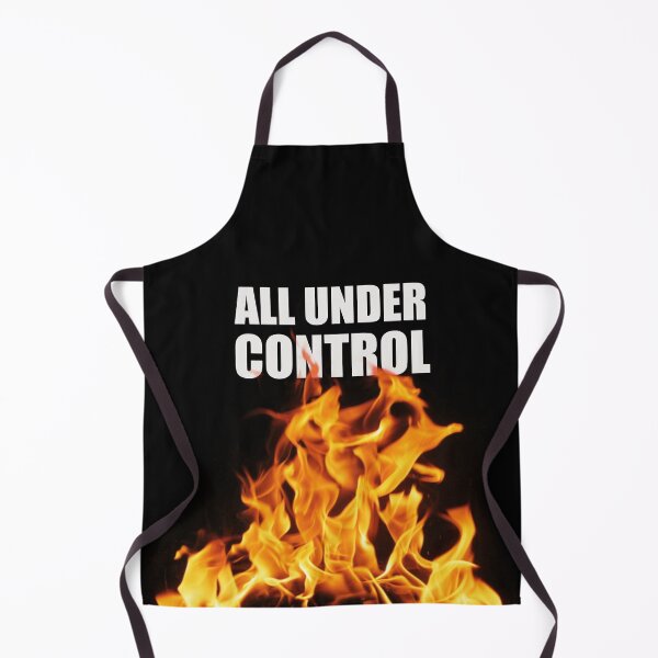 Item preview, It’s all under control flames funny stress humour designed and sold by SoulTrekking.