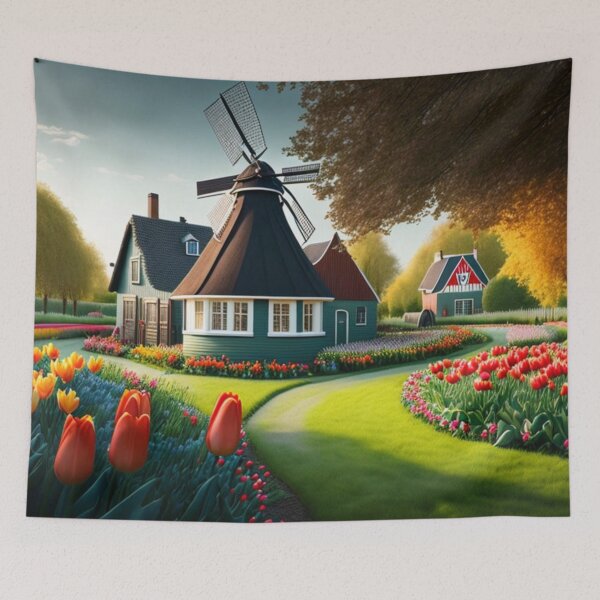 Item preview, Tulip Garden Walk designed and sold by Sweet-Medley.