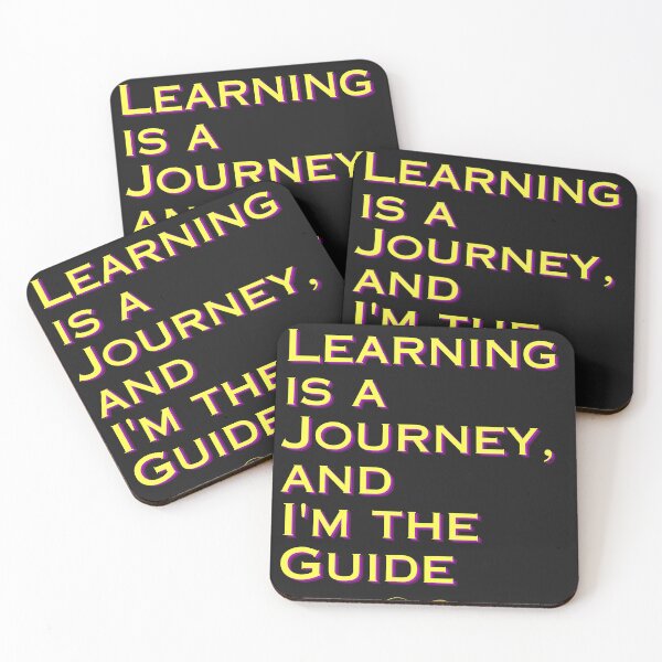 Item preview, Learning is a journey I'm the guide - a gift for a teacher, inspiring T-shirts for teachers designed and sold by Daniel Wampler.