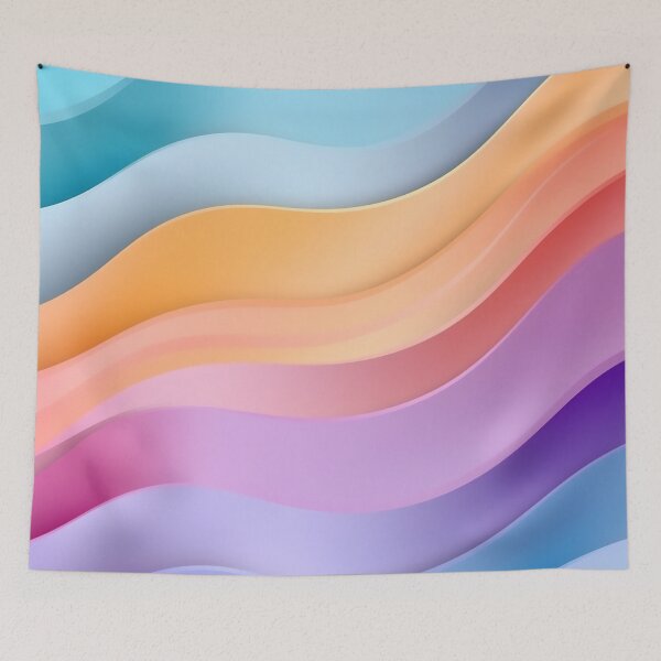 Item preview, Multi layers color texture papercut layers in gradient banner. Abstract realistic papercut decoration textured with cardboard wavy layers designed and sold by anytka.