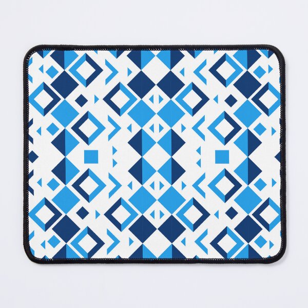 Item preview, Blue shape geometric pattern designed and sold by NUSUSDREAM.