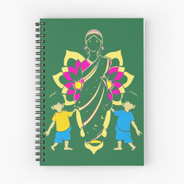 Item preview, Vector graphic Krishna mother with two children  designed and sold by JaroDesign2023.