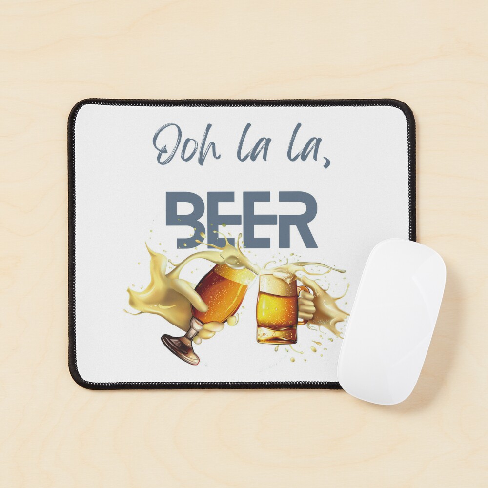 Ooh la la Beer Sticker for Sale by jayaSL