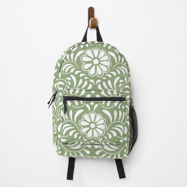 Item preview, Green colonial flowers, talavera flowers designed and sold by Terevela.