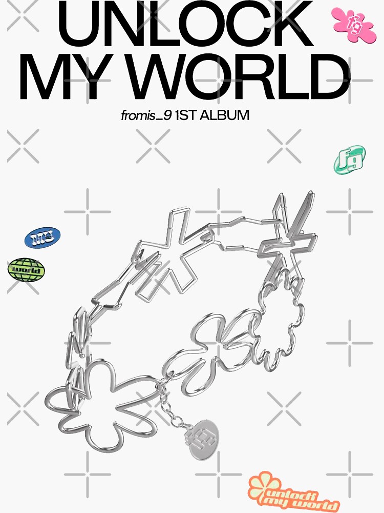 “fromis_9 (프로미스나인) 1st Album [Unlock My World] Official Album Cover