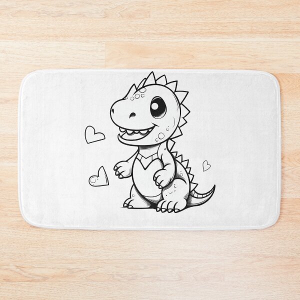 Item preview, Dinosaur With Hearts designed and sold by ZefirDesign.