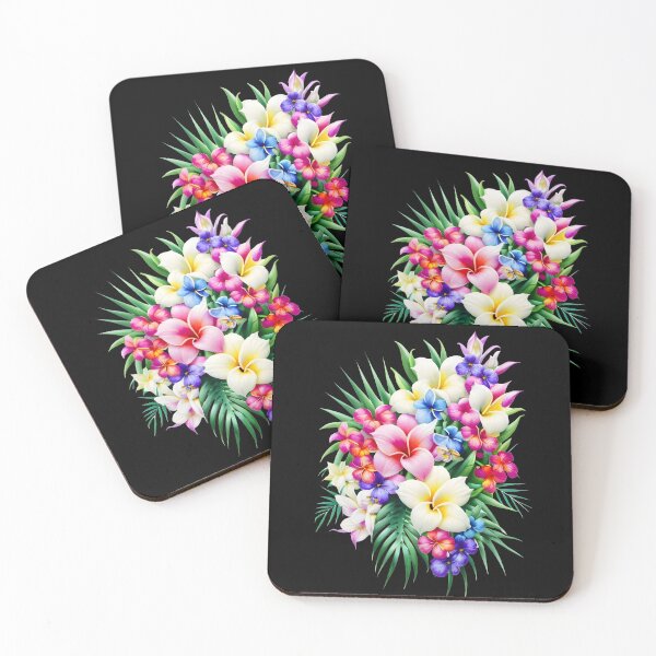 Item preview, Tropical floral pattern designed and sold by IrinaGuArt.