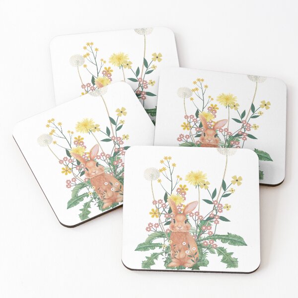 Item preview, wildflowers and rabbit designed and sold by maggNf.