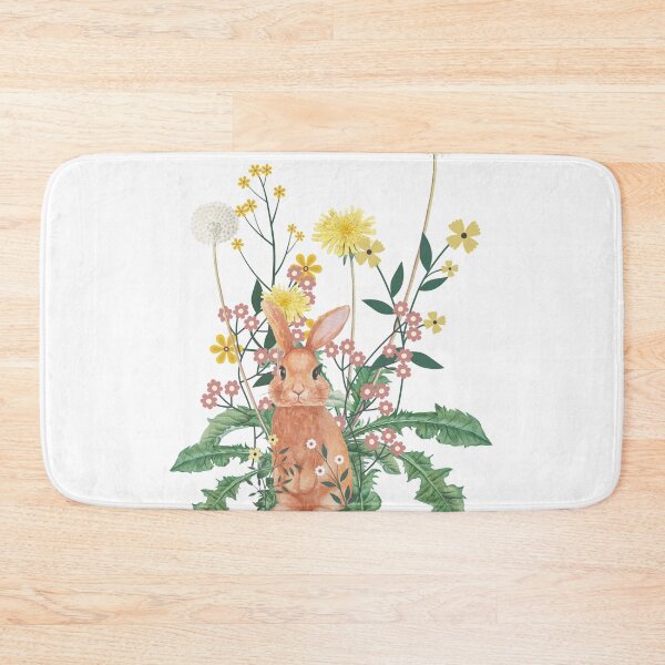 Item preview, wildflowers and rabbit designed and sold by maggNf.