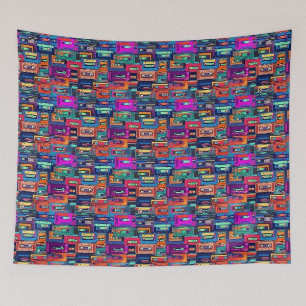 Item preview, Retro Vibes: Colorful Music Cassettes Comic Style, by Mila van Meer. designed and sold by Mila van Meer.