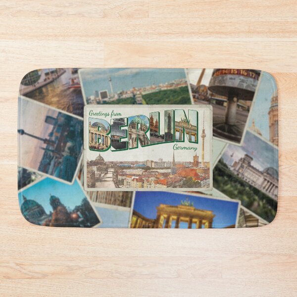 Item preview, Greetings from Berlin in Germany vintage style retro souvenir designed and sold by DeveloperProp0.