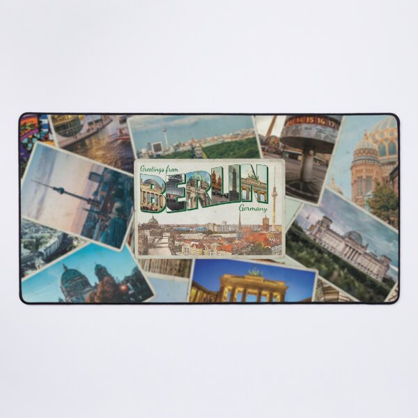 Item preview, Greetings from Berlin in Germany vintage style retro souvenir designed and sold by DeveloperProp0.