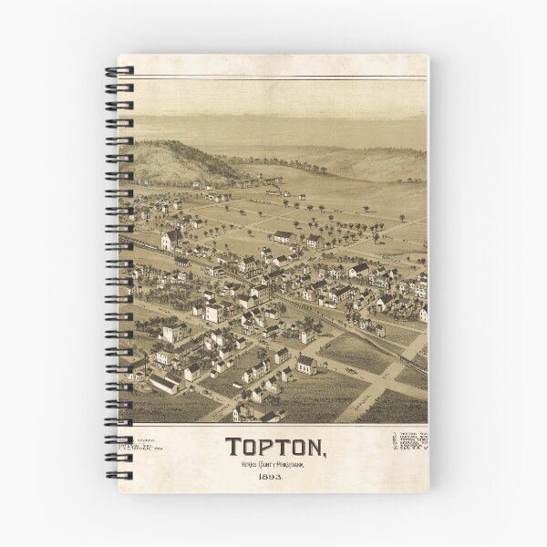 Item preview, Topton, Pennsylvania (1893) designed and sold by allhistory.