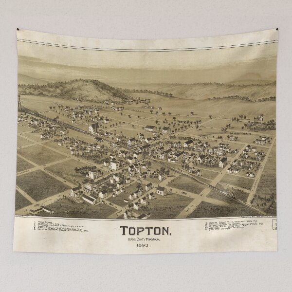 Item preview, Topton, Pennsylvania (1893) designed and sold by allhistory.