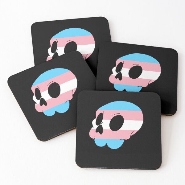 Item preview, Transgender Skull designed and sold by BatsyBatsThyme.