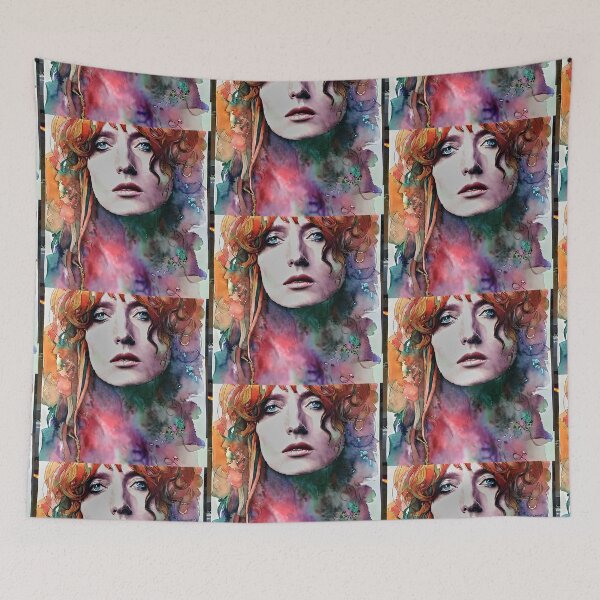Item preview, portrait of Florence Welch designed and sold by bogfl.