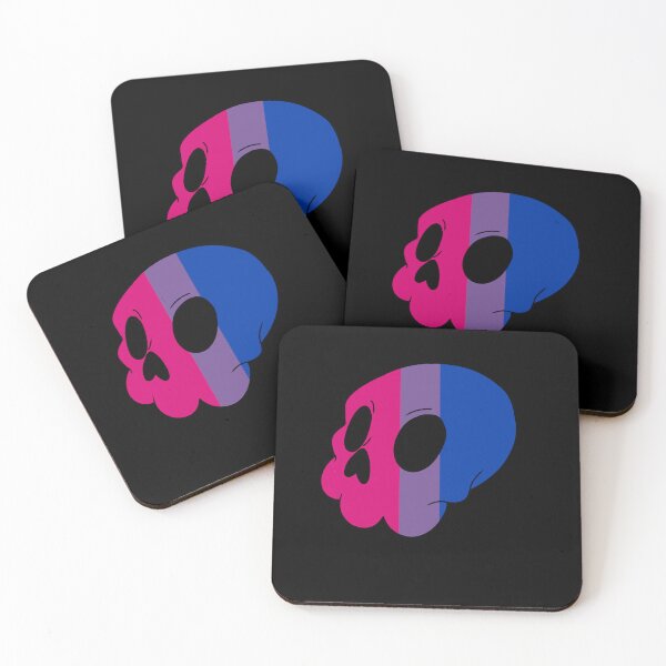 Item preview, Bisexual Skull designed and sold by BatsyBatsThyme.