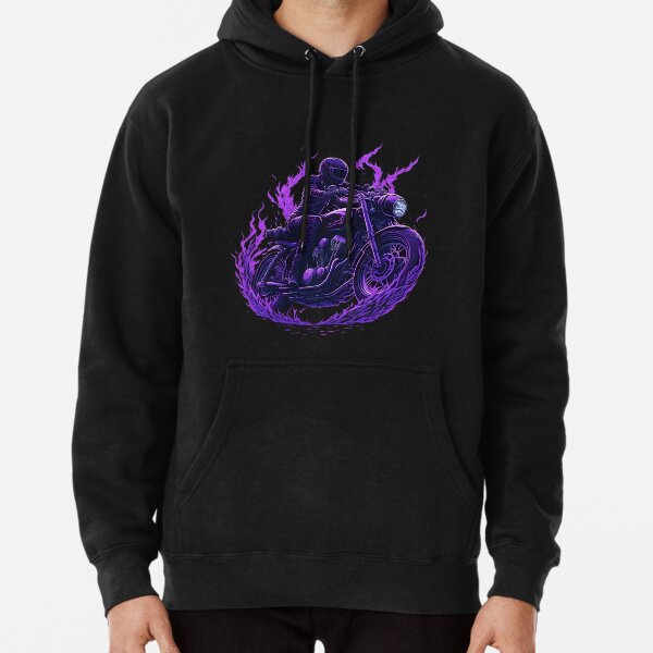 Ghost rider 2025 hoodie purple