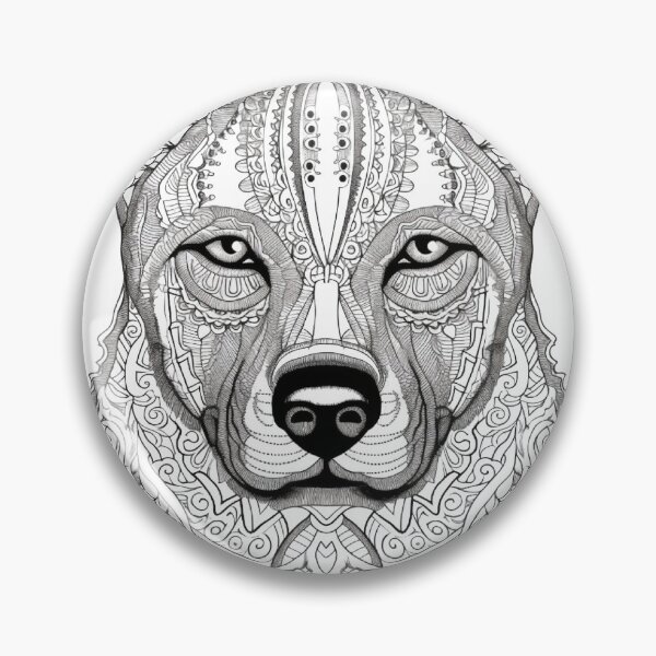 Artikelvorschau, Mandala-Hund entworfen und verkauft von ZefirDesign.