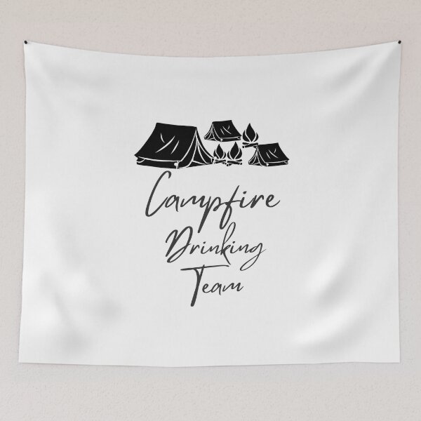 Item preview, Campfire drinking team during adventure designed and sold by Be-Adventurous.