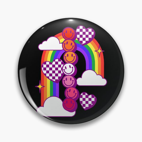Item preview, Retro Lesbian Rainbow Day designed and sold by pookkudesign.