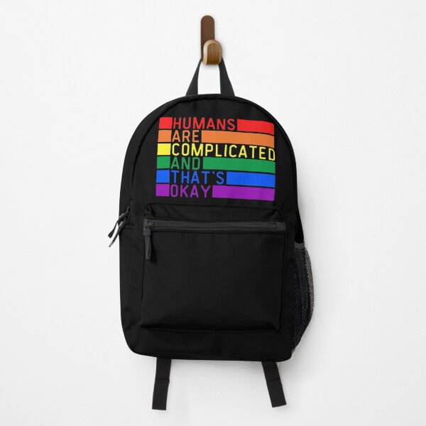 Item preview, Humans Are Complicated And That's Okay LGBT. LGBTQ Pride designed and sold by Subtle Pride Shop.