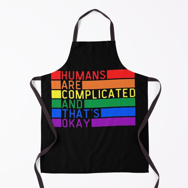 Item preview, Humans Are Complicated And That's Okay LGBT. LGBTQ Pride designed and sold by Subtle Pride Shop.