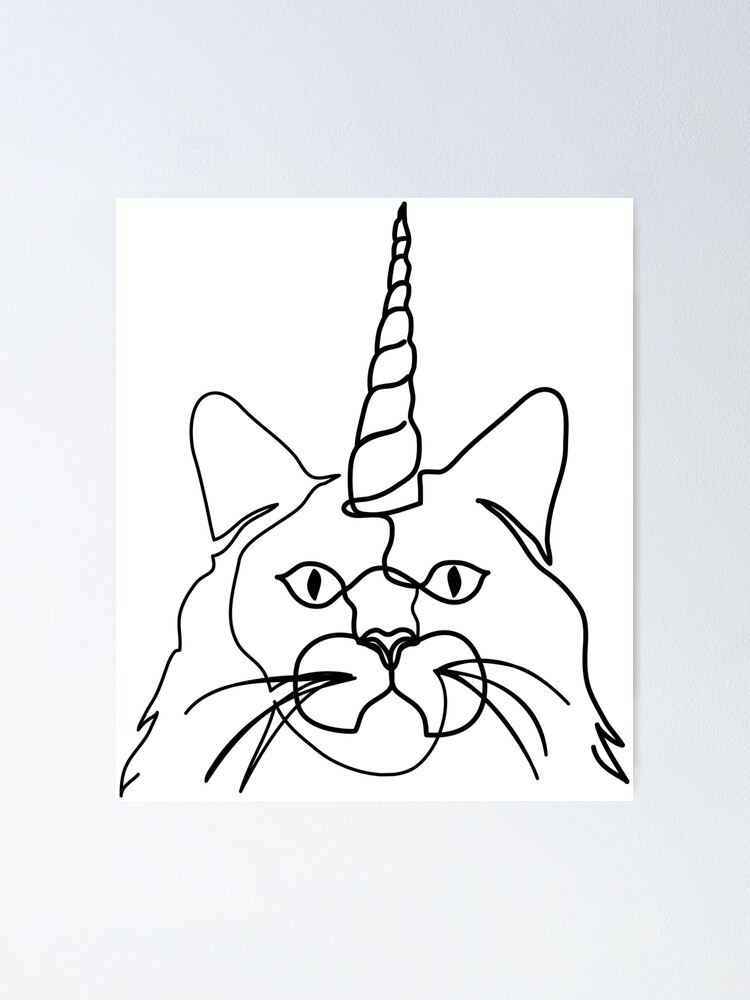 How To Draw A Unicorn Cat Step By Step