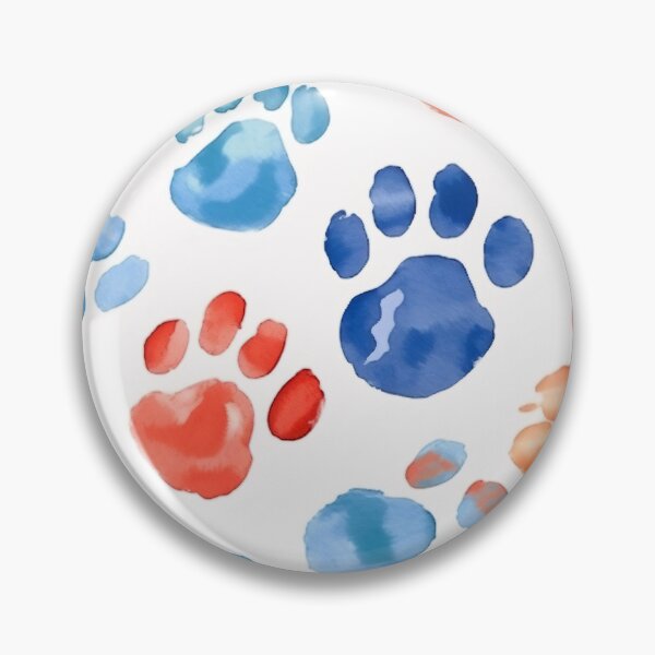 Item preview, Abstract Meow: A Playful Watercolor Style Seamless Pattern of Abstract Cats Paw designed and sold by SeamlessGuru.