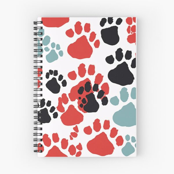 Aperçu de l'œuvre Pawsome Pups: An Abstract Watercolor Dog Paw Pattern créée et vendue par SeamlessGuru.