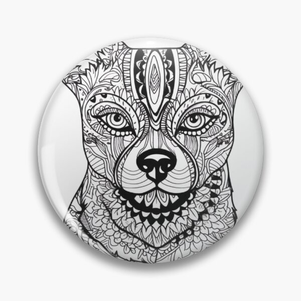 Artikelvorschau, Süßer Mandala-Hund entworfen und verkauft von ZefirDesign.