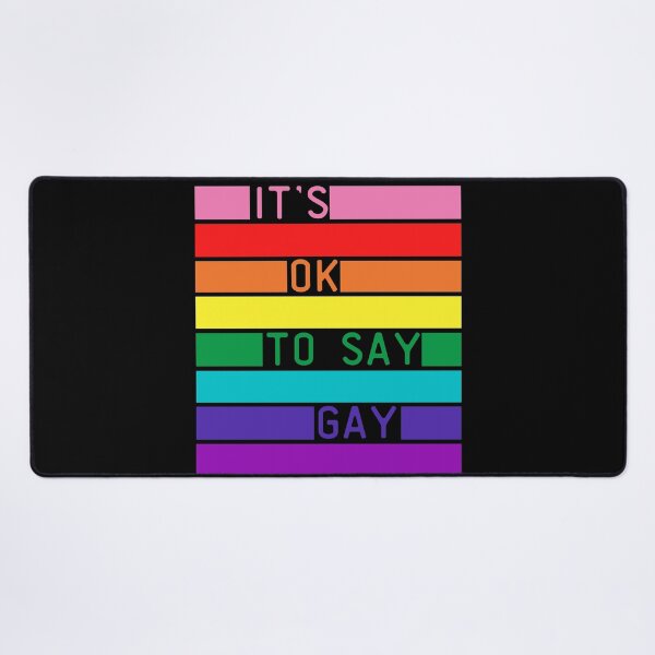 Item preview, It's OK To Say Gay LGBT. LGBTQ Pride designed and sold by Subtle Pride Shop.