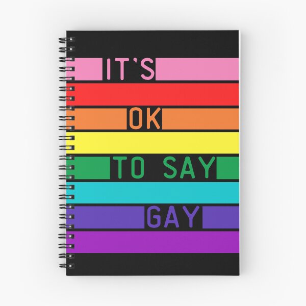 Item preview, It's OK To Say Gay LGBT. LGBTQ Pride designed and sold by Subtle Pride Shop.