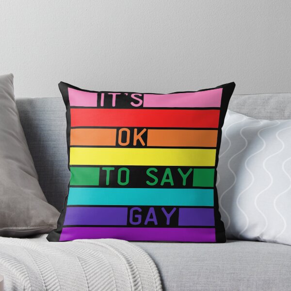 Item preview, It's OK To Say Gay LGBT. LGBTQ Pride designed and sold by Subtle Pride Shop.