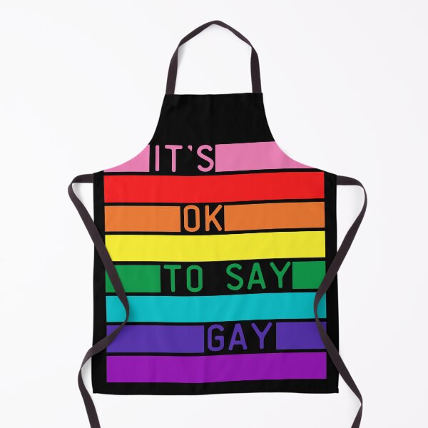Item preview, It's OK To Say Gay LGBT. LGBTQ Pride designed and sold by Subtle Pride Shop.