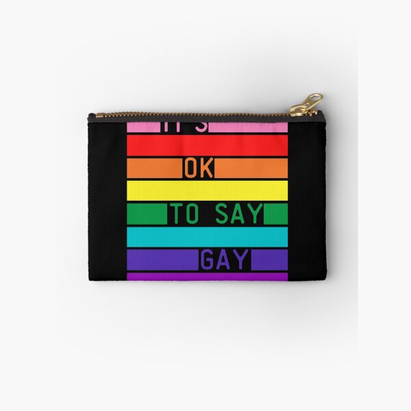 Item preview, It's OK To Say Gay LGBT. LGBTQ Pride designed and sold by Subtle Pride Shop.